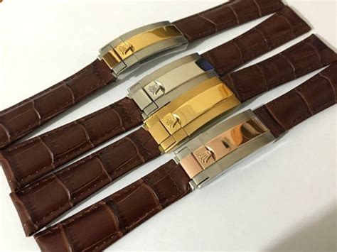 rolex leather strap price|best leather straps for rolex.